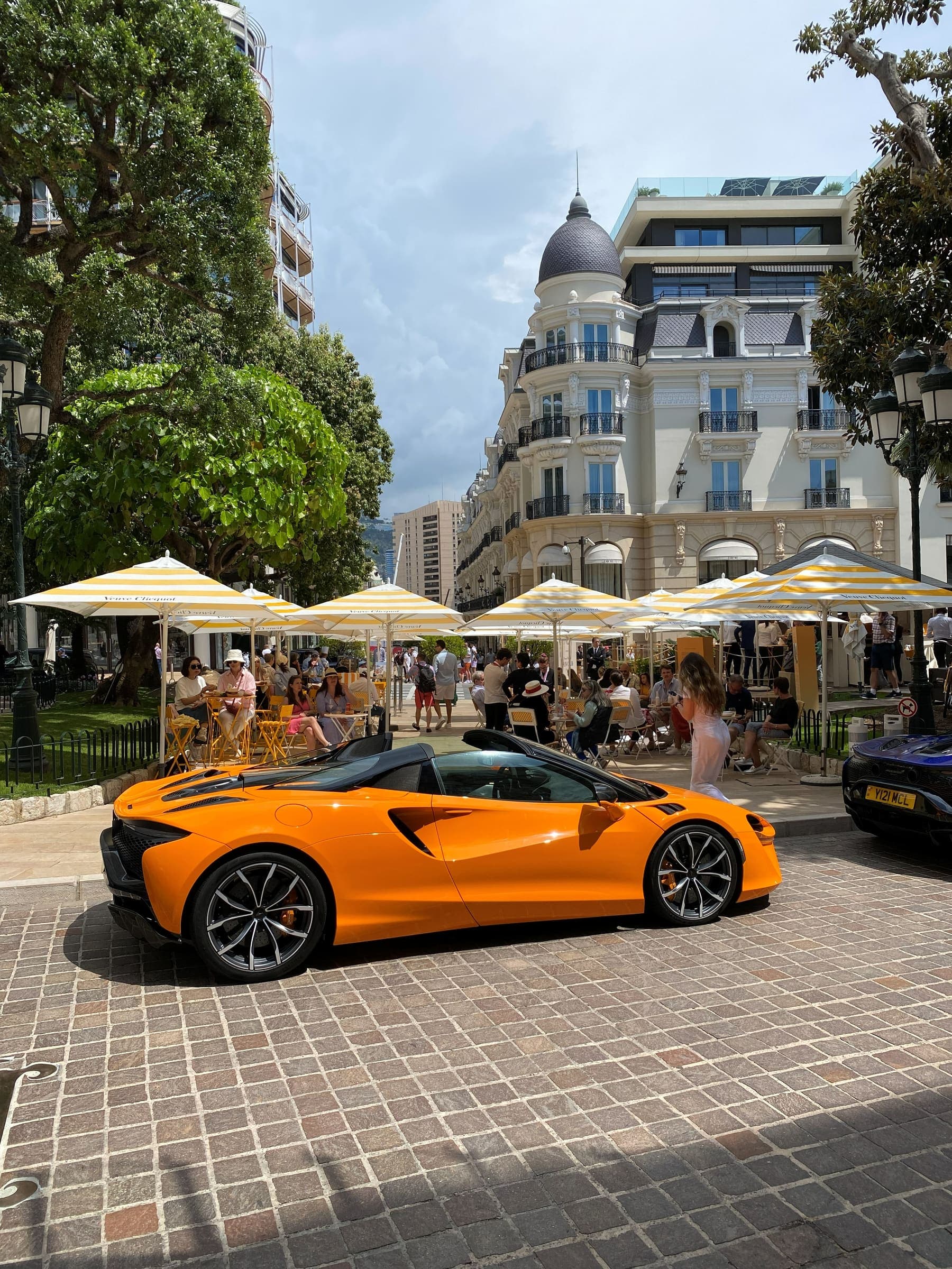 Café terraces on Casino Square in Monte Carlo