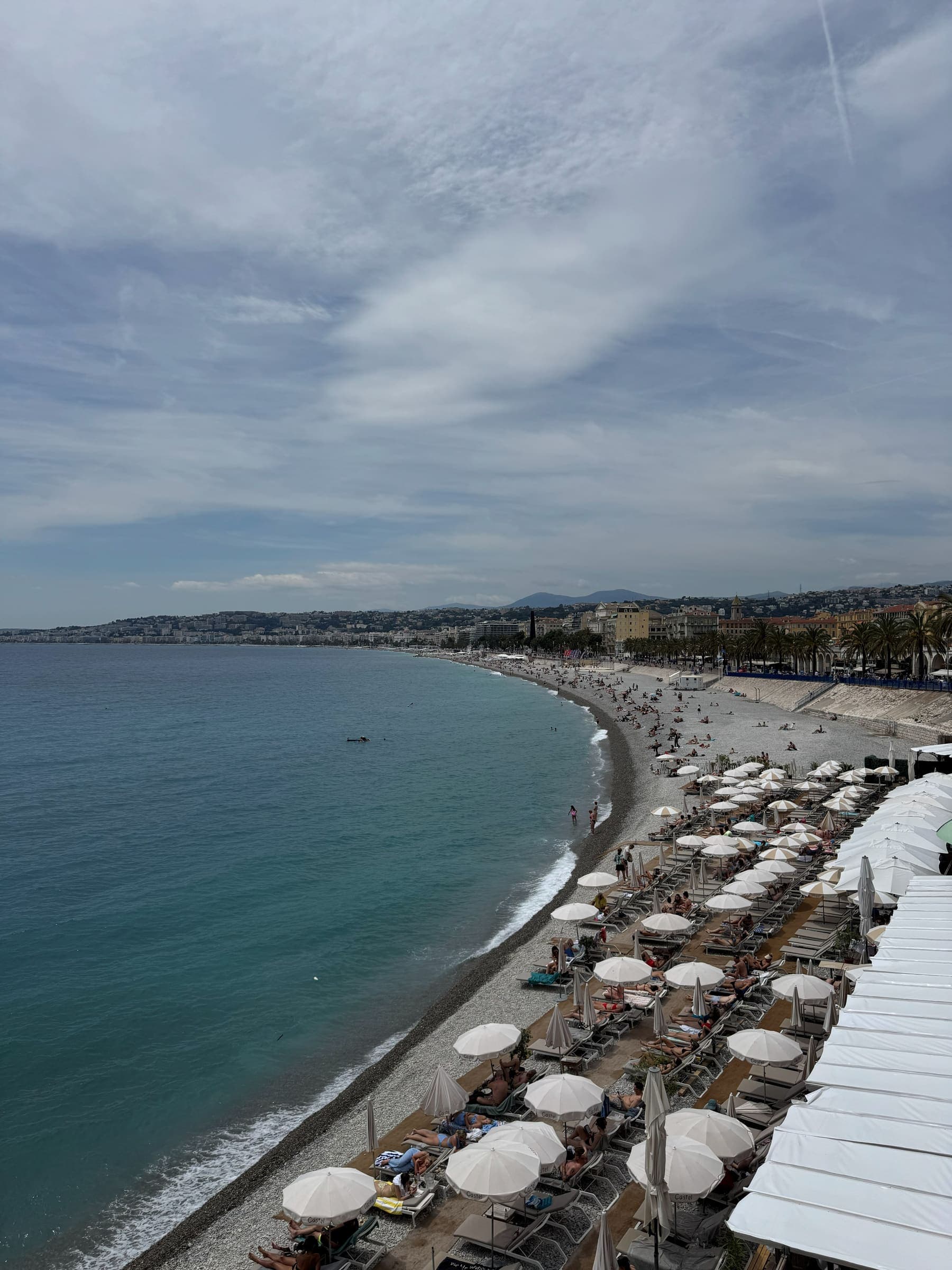The Baie des Anges from the Promenade
